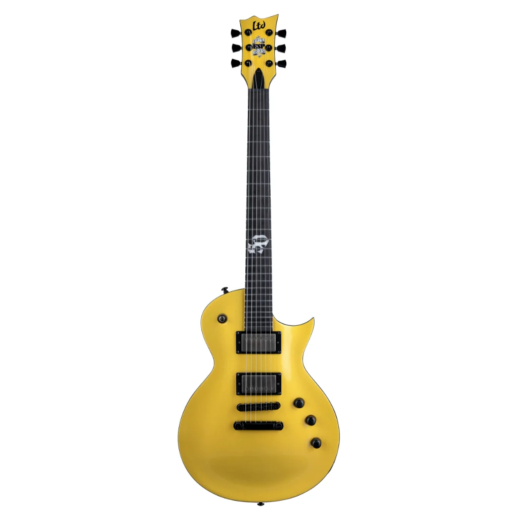 ESP LTD EC-2025 50th Anniversary Electric Guitar - Metallic Gold, Ebony Fingerboard - Image 3
