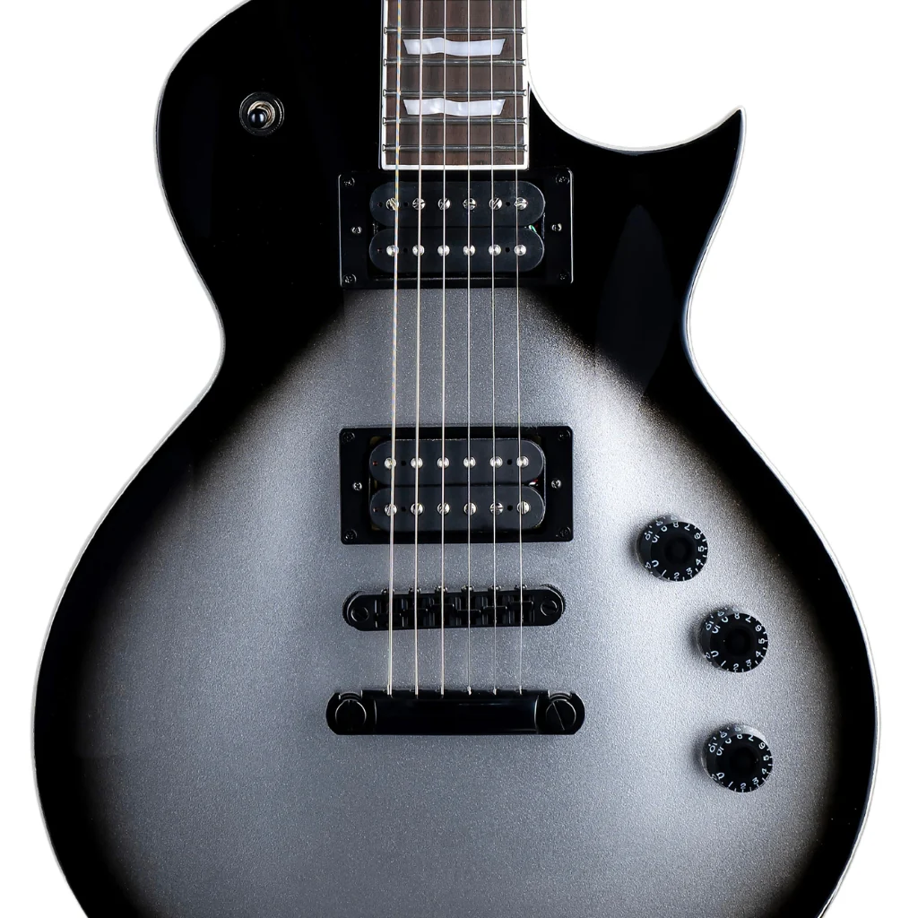 ESP LTD EC-256 Electric Guitar - Silver Sunburst - Image 7