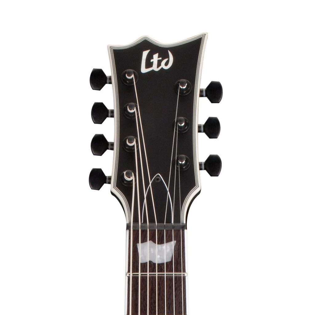 ESP LTD EC-407 7-String Electric Guitar - Black Satin - Image 5