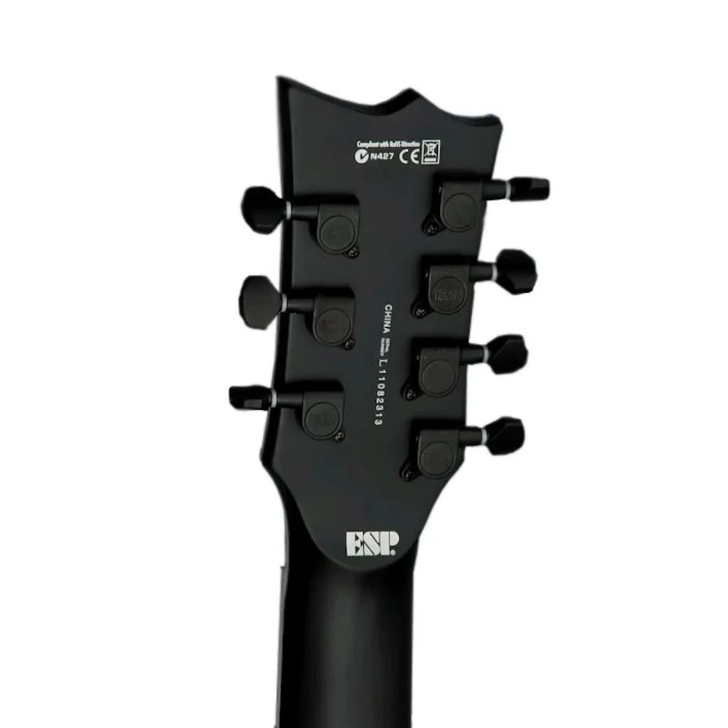 ESP LTD EC-407 7-String Electric Guitar - Black Satin - Image 6