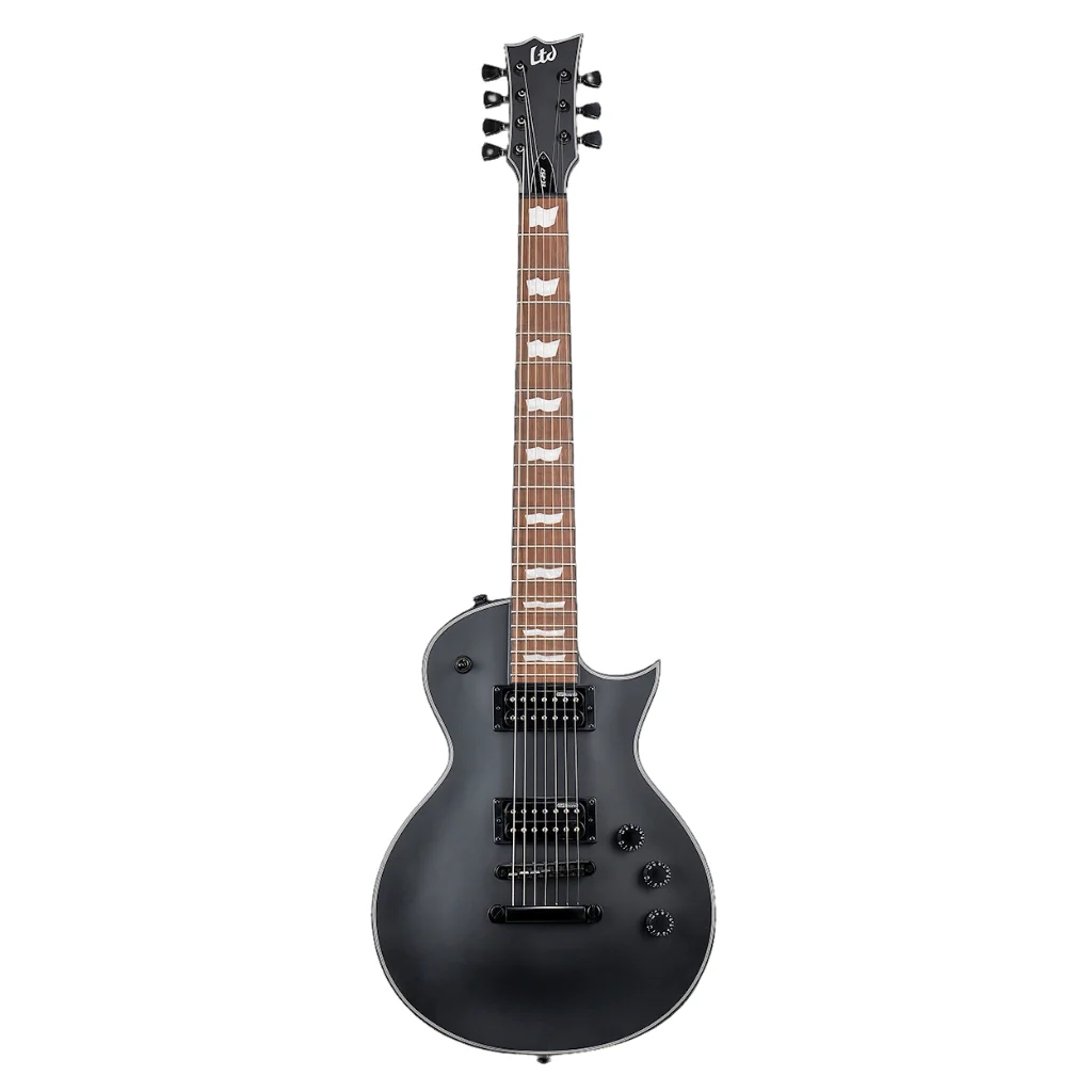 ESP LTD EC-257 7-String Electric Guitar - Black Satin - Image 2
