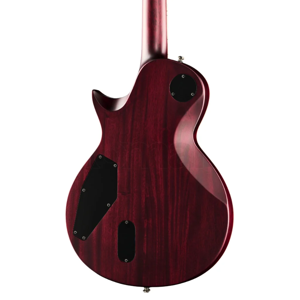 ESP LTD EC401 Quilted Maple Electric Guitar - See Through Black Cherry Sunburst - Image 2
