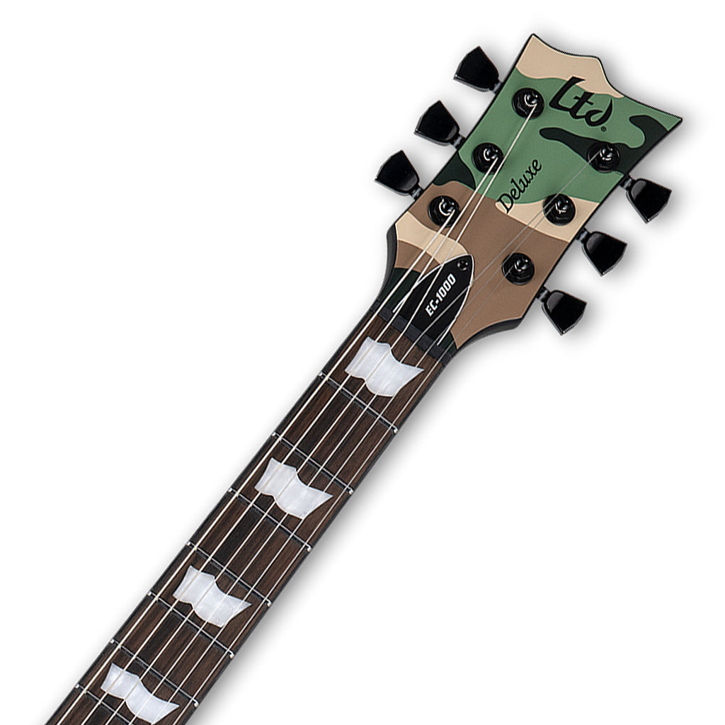 ESP LTD Eclipse 1000 Woodland Camo Satin - Image 4