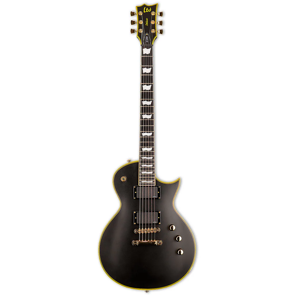 ESP LTD Eclipse EC-1000VB Electric Guitar - Deluxe Black - LEC-1000VB - Image 2