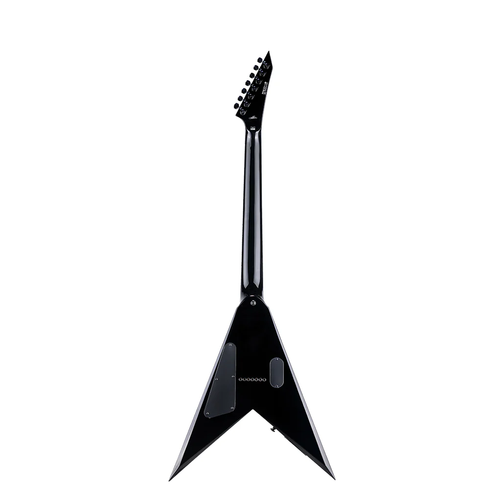 ESP LTD Jack Simmons 7-String Baritone Electric Guitar - Black - Image 4