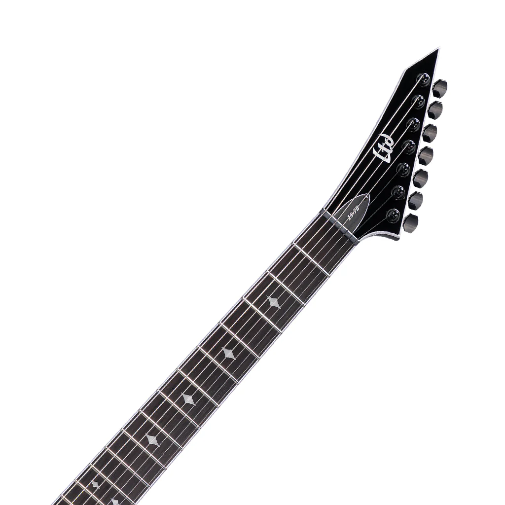 ESP LTD Jack Simmons 7-String Baritone Electric Guitar - Black - Image 5
