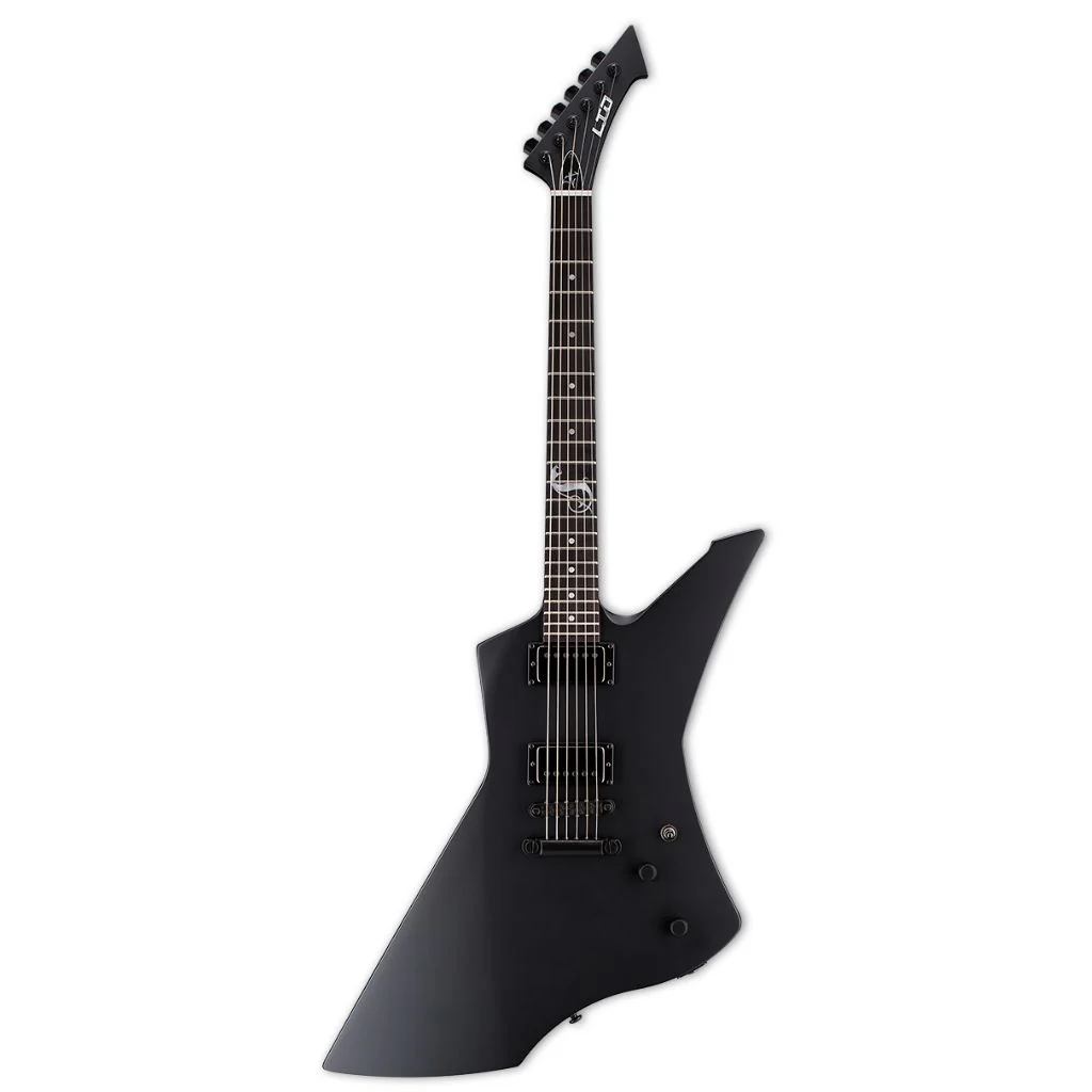ESP LTD James Hetfield Signature Snakebyte Electric Guitar - Black Satin - LJH-SNAKEBYTEBS - Image 2