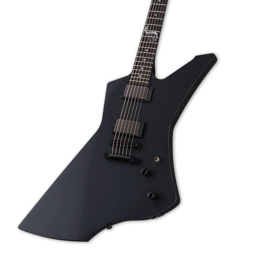 ESP LTD James Hetfield Signature Snakebyte Electric Guitar - Black Satin - LJH-SNAKEBYTEBS - Image 3