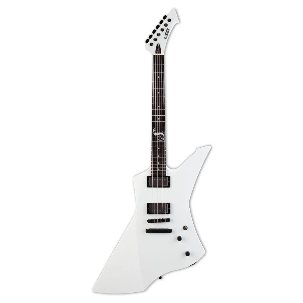 ESP LTD James Hetfield Signature Snakebyte Electric Guitar - Snow White - Image 2