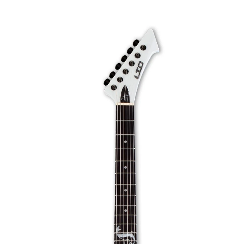 ESP LTD James Hetfield Signature Snakebyte Electric Guitar - Snow White - Image 3