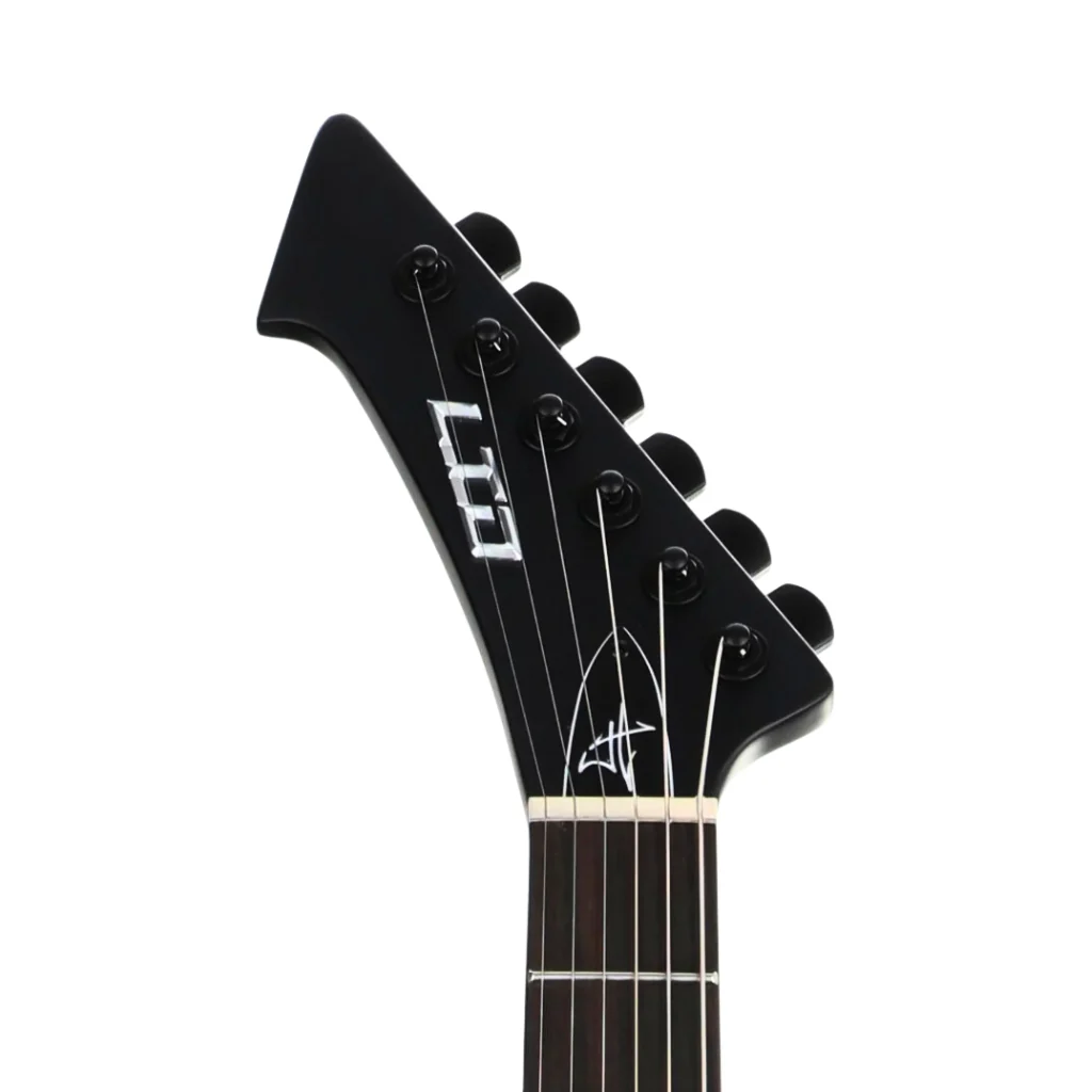 ESP LTD James Hetfield Snakebyte Left Hand Electric Guitar - Black - Image 5