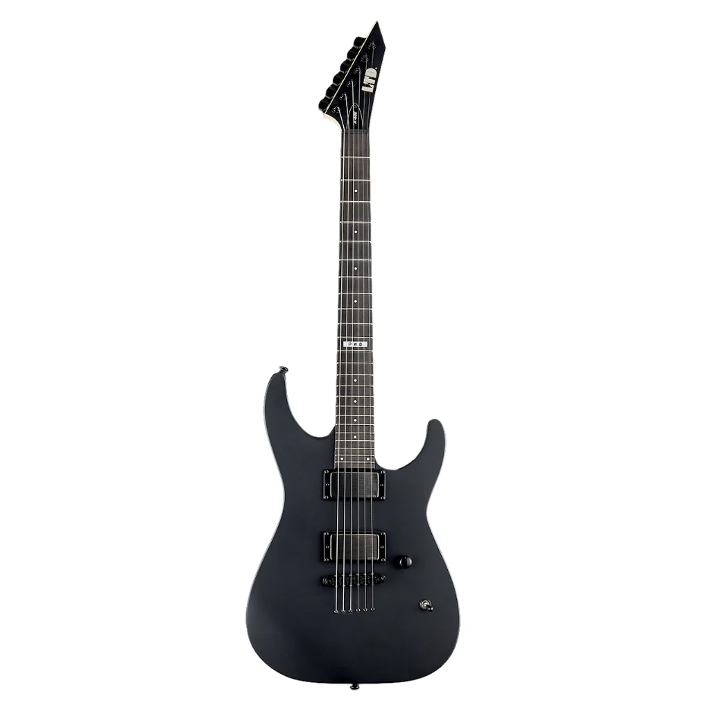 ESP LTD JL-600 Jeff Ling Signature Electric Guitar - Black Satin - Image 2