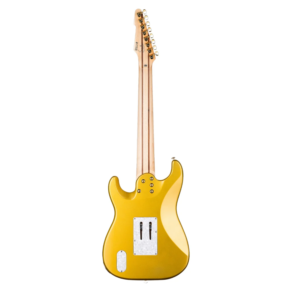 ESP LTD JRV-8FR Javier Reyes Signature 8-string - Metallic Gold - Image 4