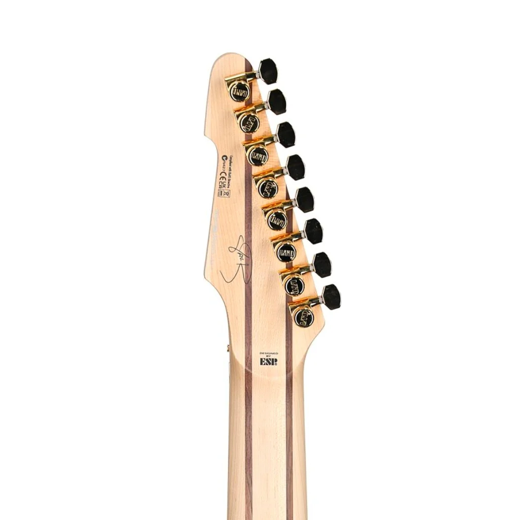 ESP LTD JRV-8FR Javier Reyes Signature 8-string - Metallic Gold - Image 6