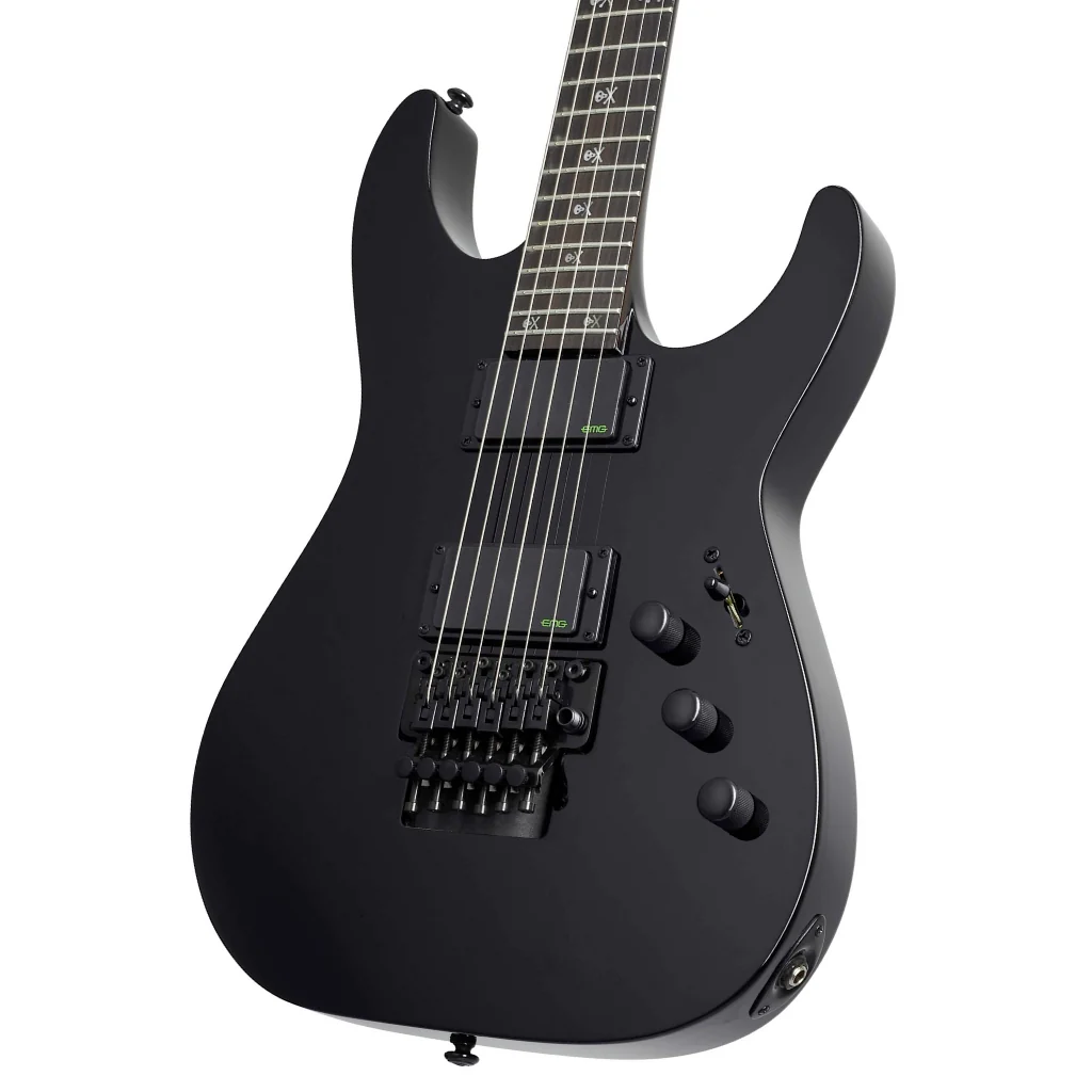 ESP LTD Kirk Hammett Signature KH-602 Electric Guitar - Black - Image 6