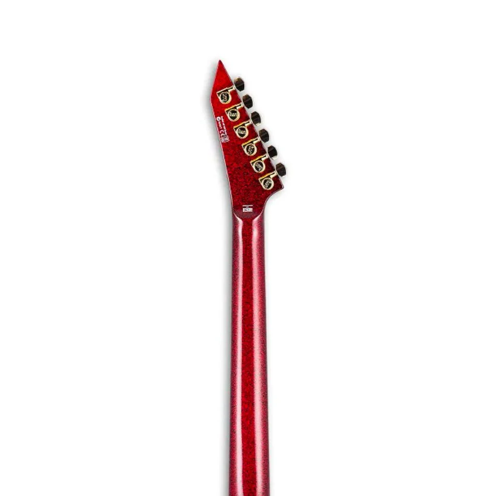 ESP LTD Kirk Hammett Signature V Electric Guitar- Red Sparkle - LKH-VRSP - Image 5