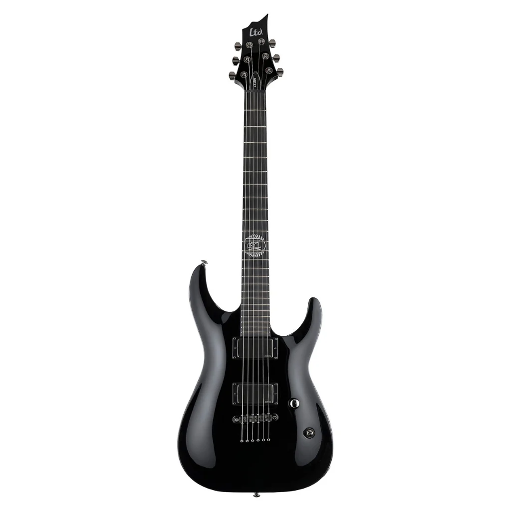 ESP LTD LK-600 Luke Kilpatrick Signature Electric Guitar - Black - Image 2