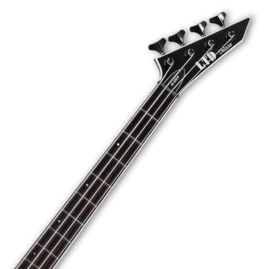 ESP LTD M-1004 Bass with Alder Body - Black - Image 5