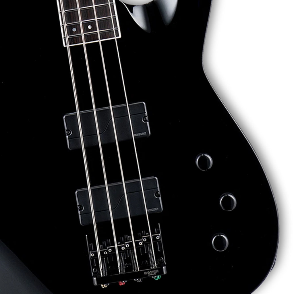 ESP LTD M-1004 Bass with Alder Body - Black - Image 7