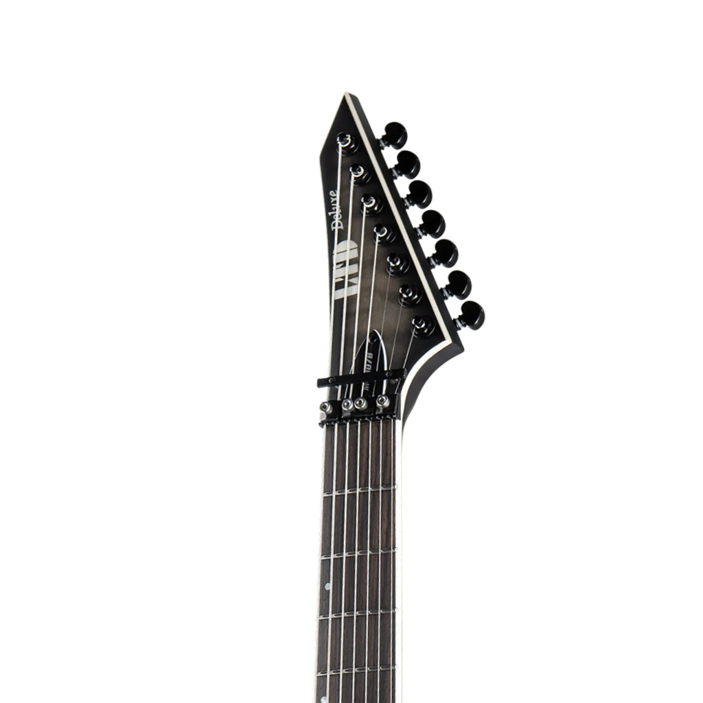 ESP LTD M-1007B Baritone - Charcoal Burst Satin - Image 3