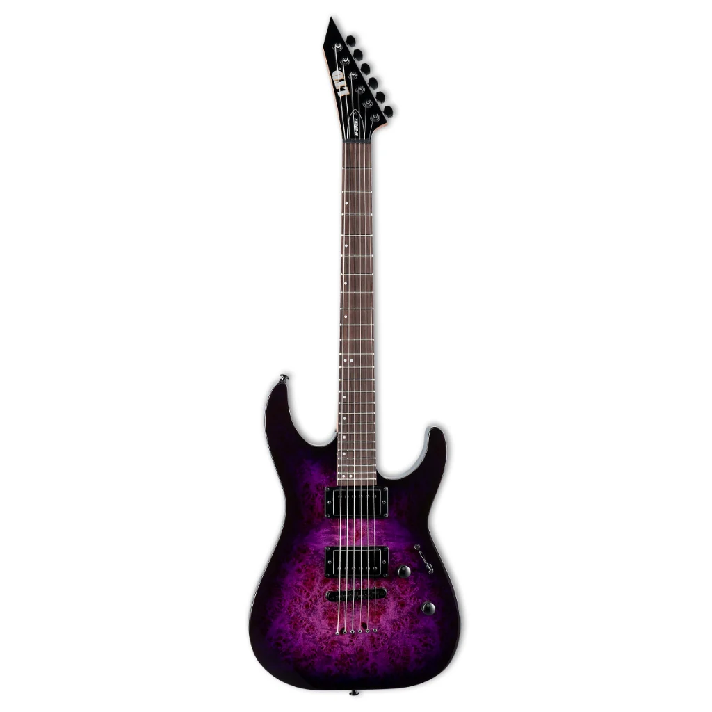 ESP LTD M-200DX NT Electric Guitar - Purple Burst - Image 3