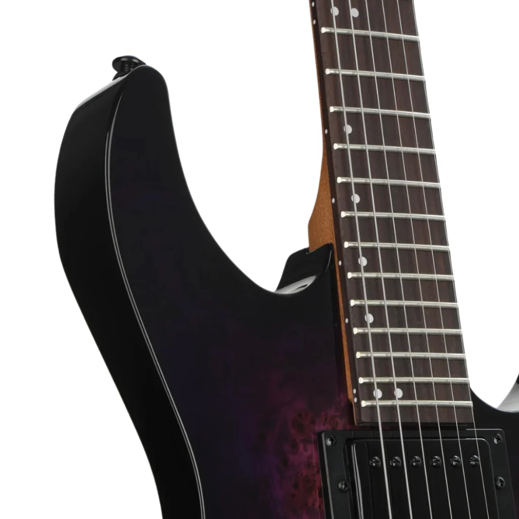 ESP LTD M-200DX NT Electric Guitar - Purple Burst - Image 6