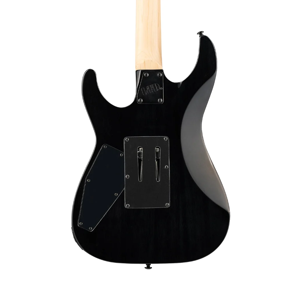 ESP LTD M-200FM Flamed Maple Top Electric Guitar - See Thru Black - Image 2