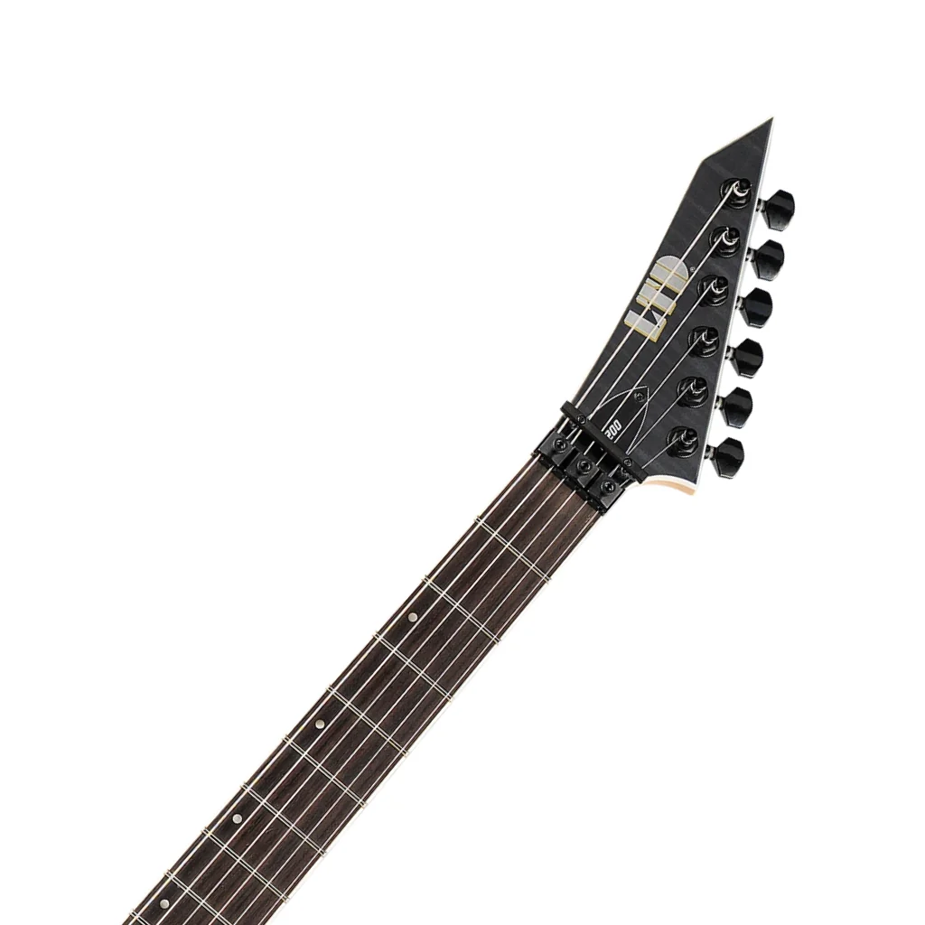 ESP LTD M-200FM Flamed Maple Top Electric Guitar - See Thru Black - Image 5