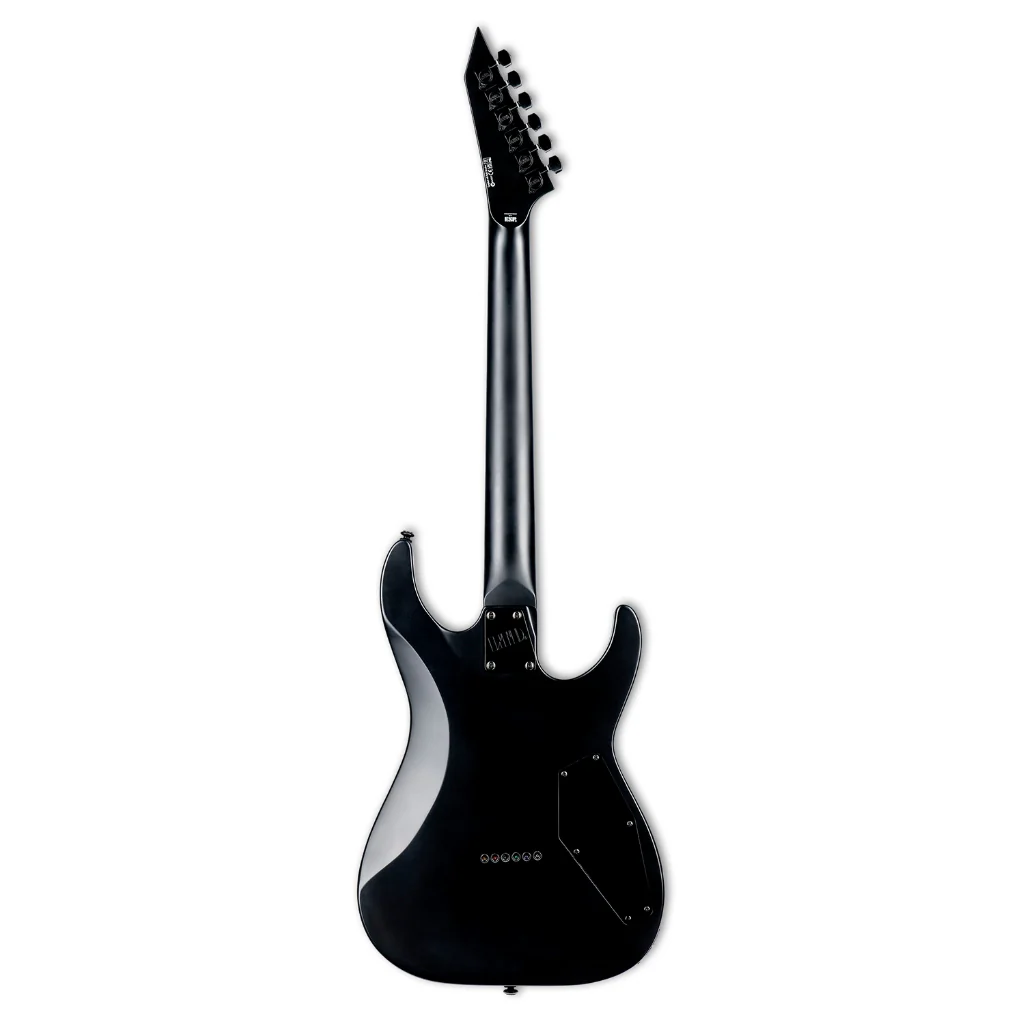 ESP LTD M-201 HT Left-Handed Electric Guitar - Black Satin - Image 3
