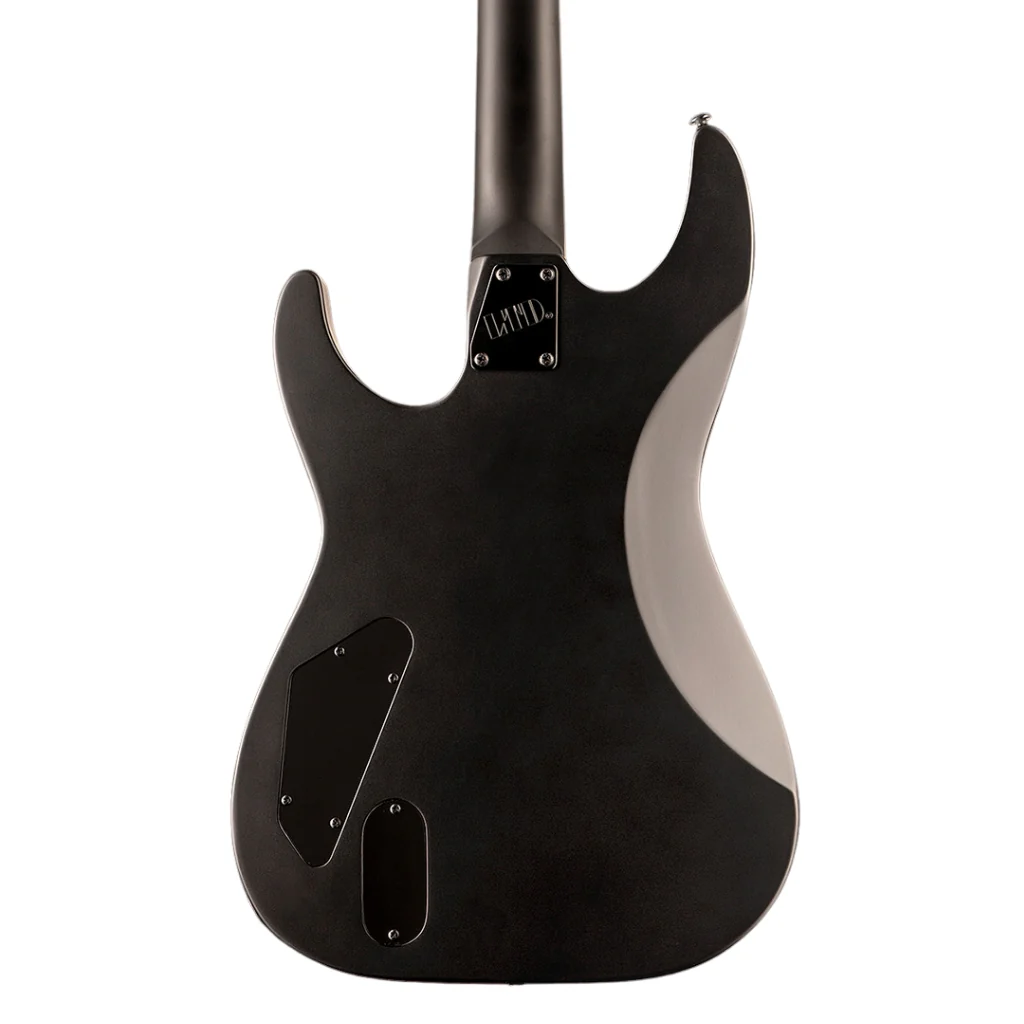 ESP LTD M-4 Black Metal Bass Guitar - Black Satin - Image 2