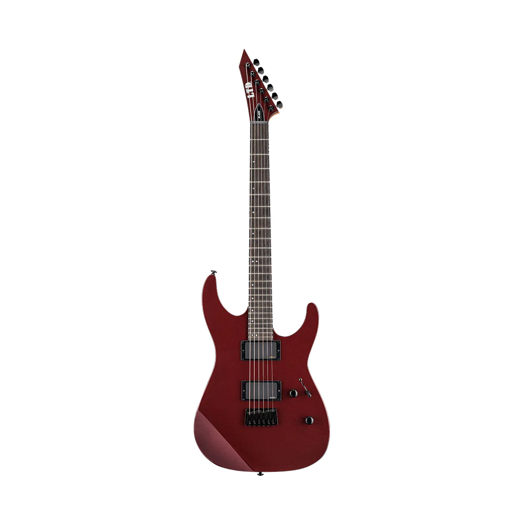 ESP LTD M-400 Hardtail Electric Guitar - Scarlett Metallic - Image 3