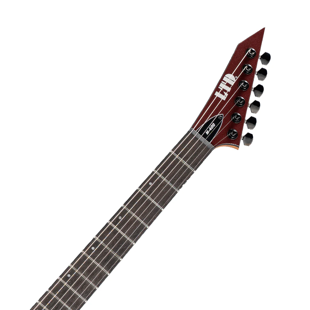 ESP LTD M-400 Hardtail Electric Guitar - Scarlett Metallic - Image 5