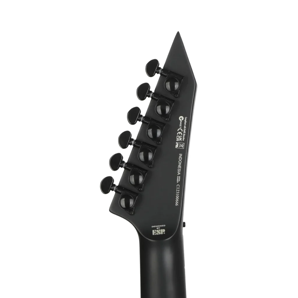 ESP LTD M-Black Metal Electric Guitar - Black Satin - Image 6