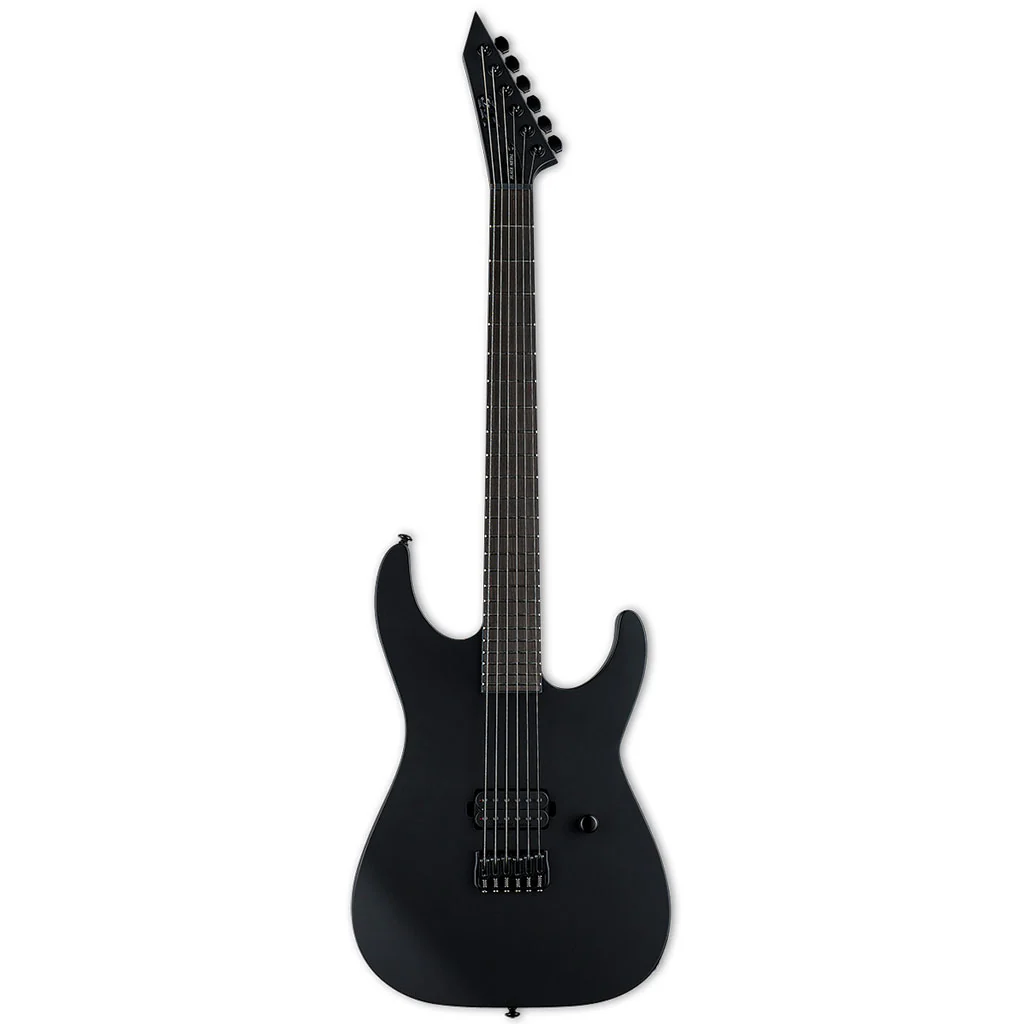 ESP LTD M-HT Black Metal Electric Guitar - Black Satin - LM-HTBKMBLKS - Image 2