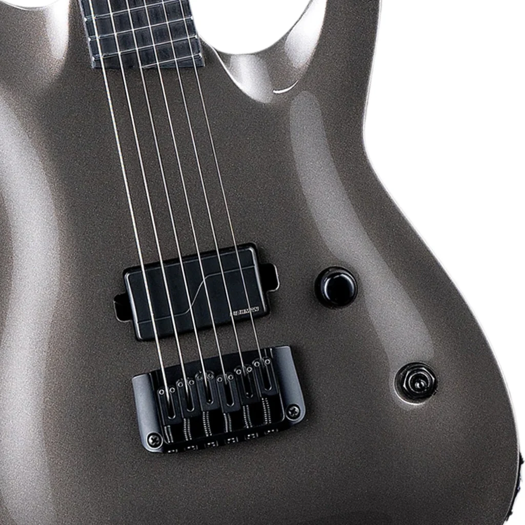 ESP LTD Mick Thomson MT-1 Signature Electric Guitar - Obsidian Metallic - Image 6