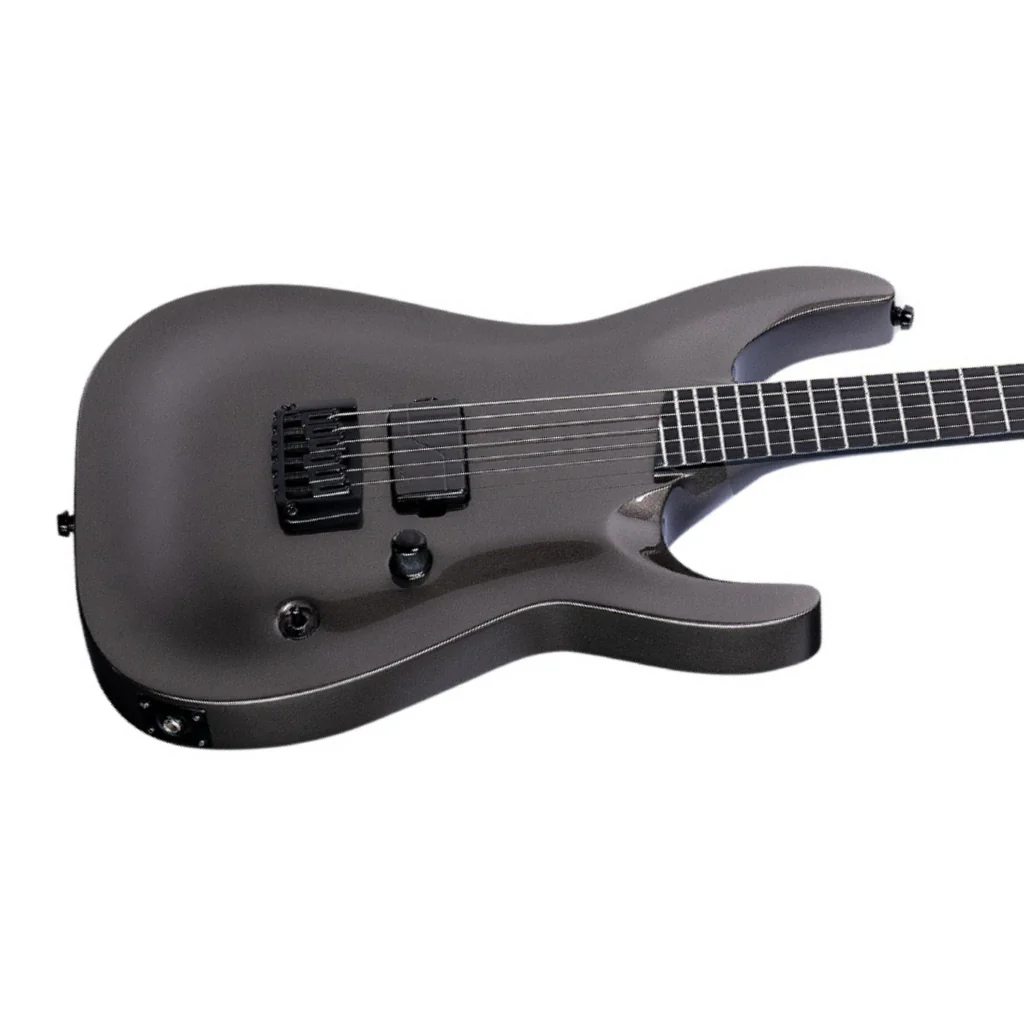 ESP LTD Mick Thomson MT-1 Signature Electric Guitar - Obsidian Metallic - Image 7