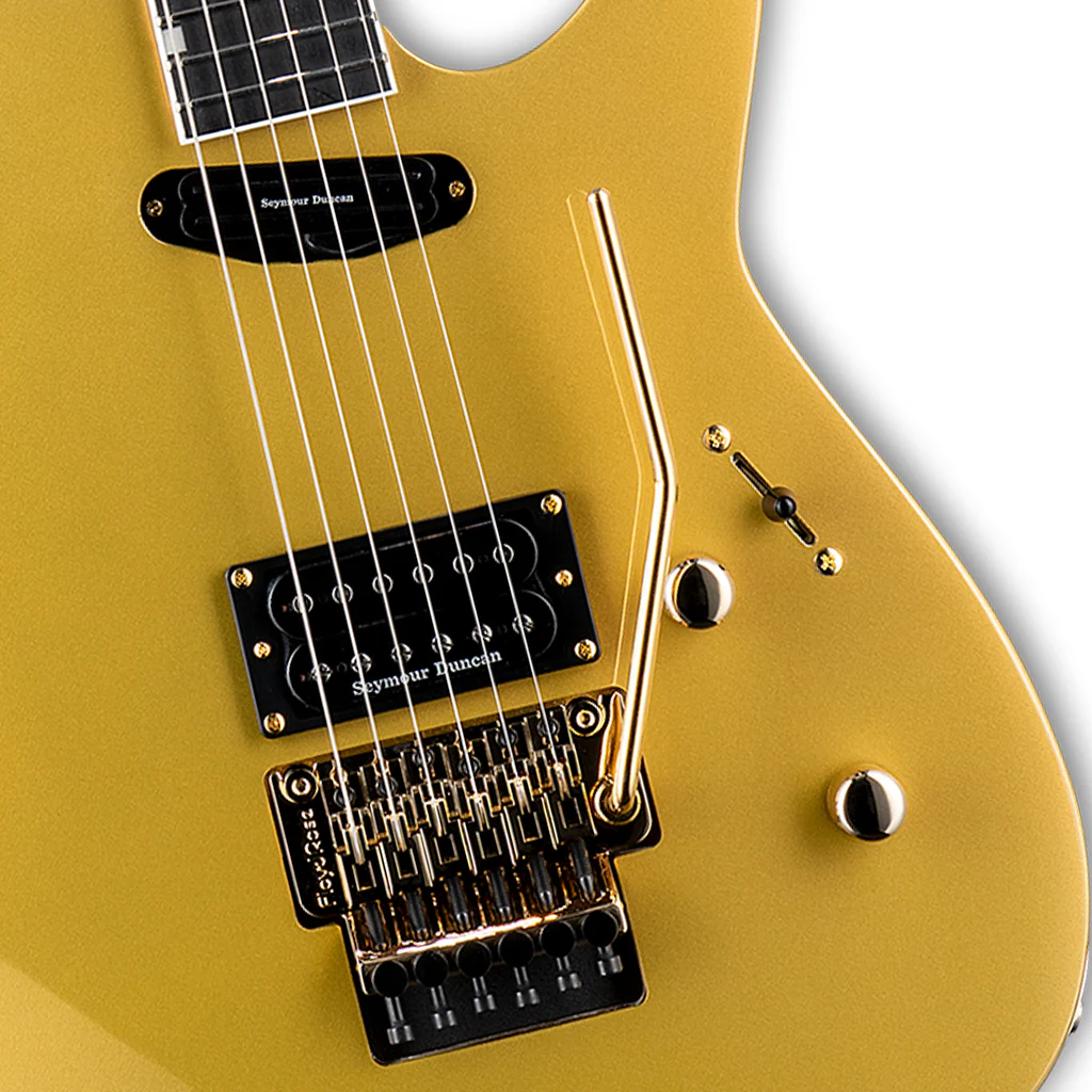 ESP LTD Mirage DX87 In Metallic Gold - Image 6