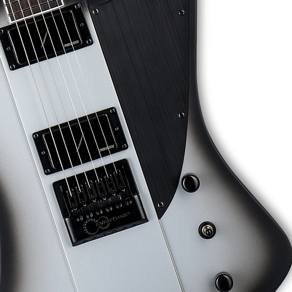 ESP LTD Phoenix-1000 EverTune Electric Guitar - Silver Sunburst Satin - Image 6
