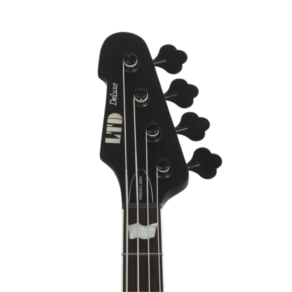 ESP LTD Phoenix 1004 Bass Guitar - Silver Sunburst Satin - Image 5