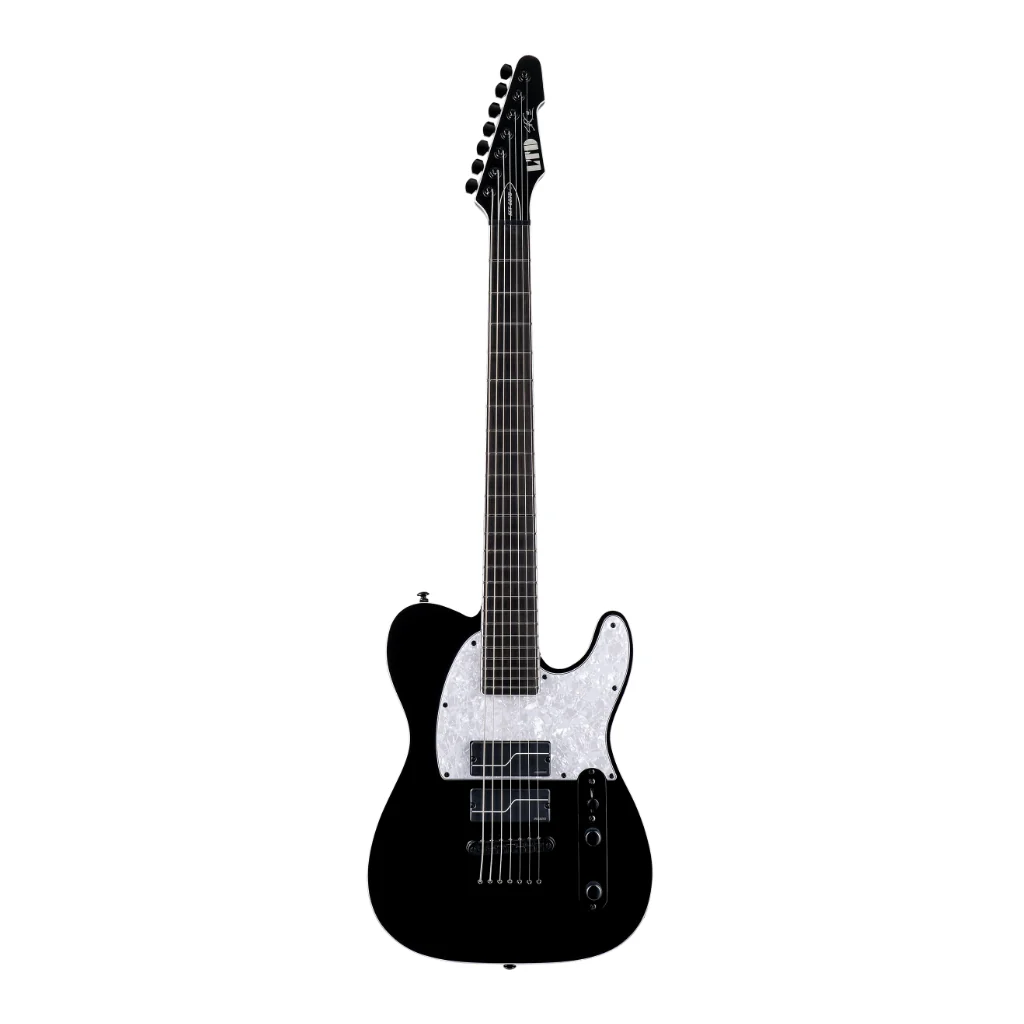 ESP LTD SCT-607B Stephen Carpenter Signature 7-string Baritone Electric Guitar - Black - Image 3