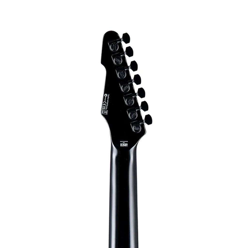 ESP LTD SCT-607B Stephen Carpenter Signature 7-string Baritone Electric Guitar - Black - Image 6