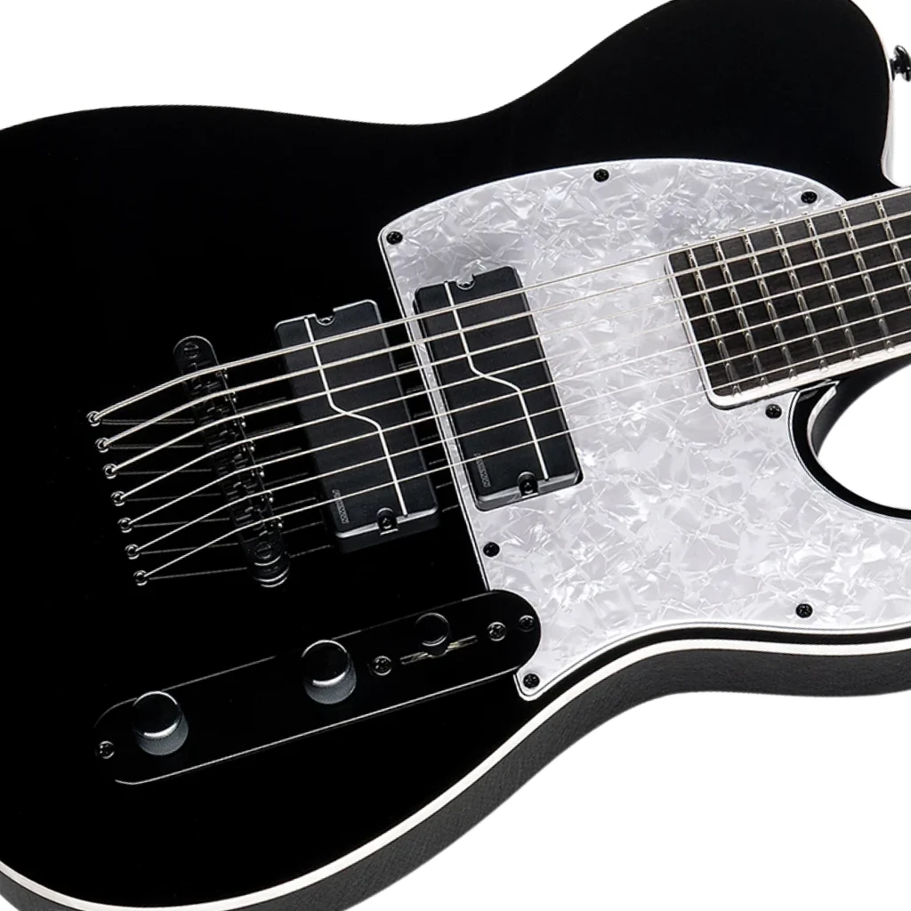 ESP LTD SCT-607B Stephen Carpenter Signature 7-string Baritone Electric Guitar - Black - Image 7