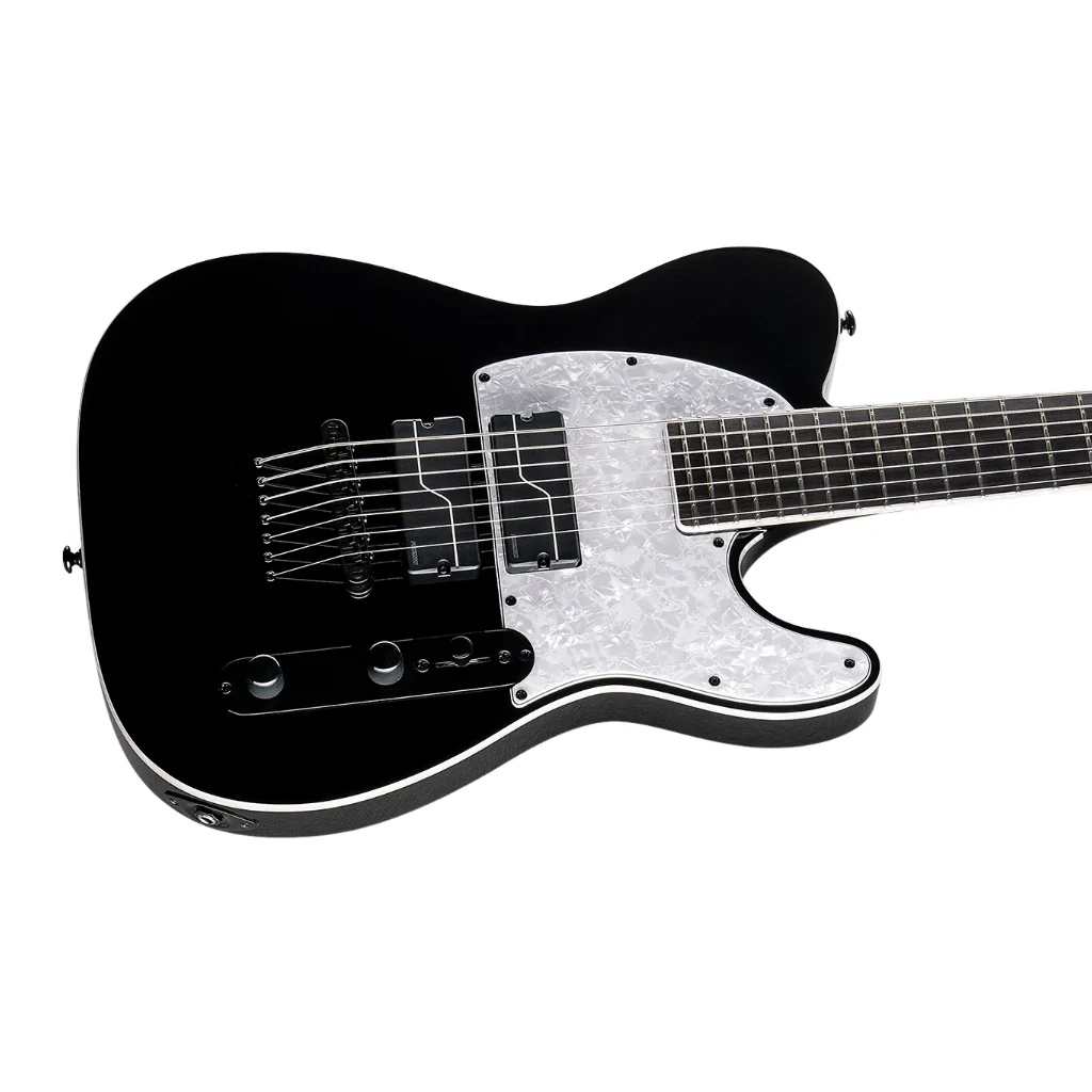 ESP LTD SCT-607B Stephen Carpenter Signature 7-string Baritone Electric Guitar - Black - Image 8