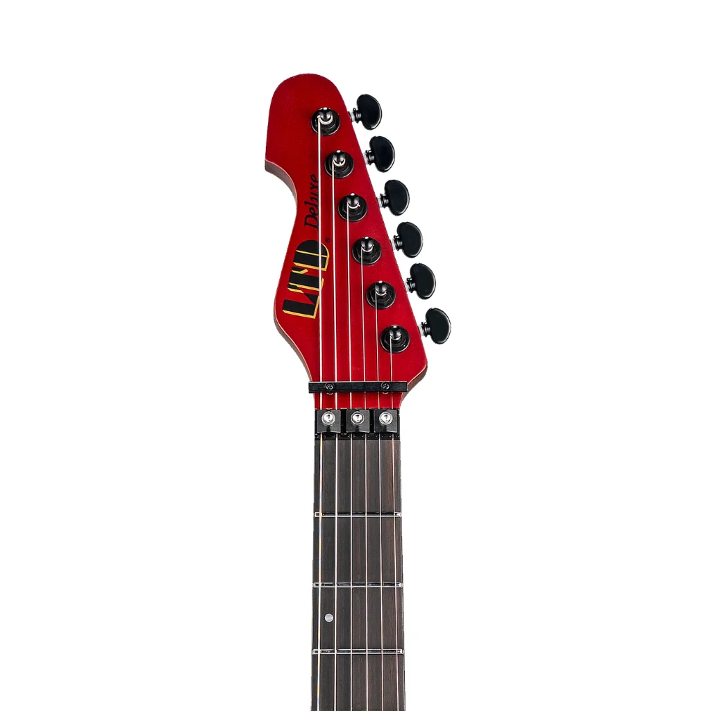 ESP LTD Deluxe SN-1000 FR Electric Guitar - Candy Apple Red Satin - Image 5