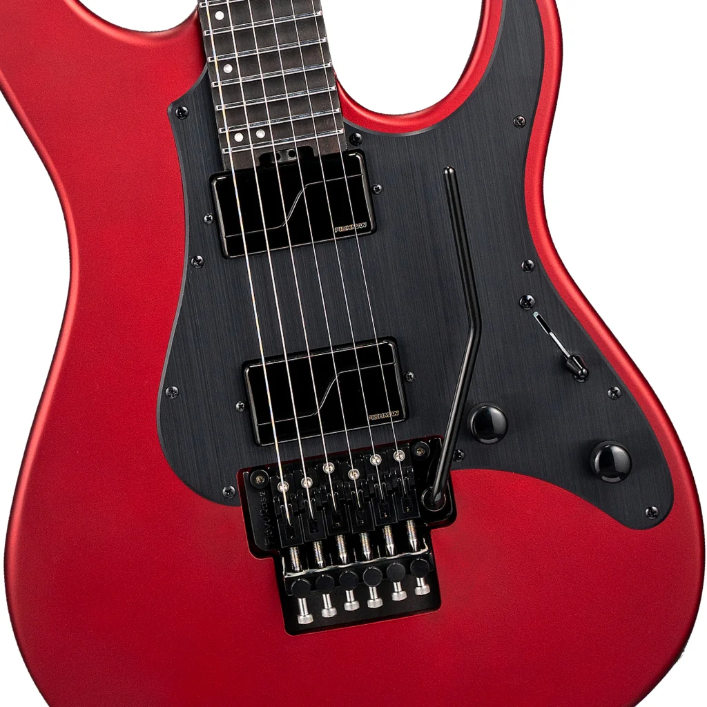 ESP LTD Deluxe SN-1000 FR Electric Guitar - Candy Apple Red Satin - Image 7