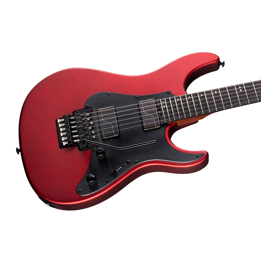 ESP LTD Deluxe SN-1000 FR Electric Guitar - Candy Apple Red Satin - Image 8