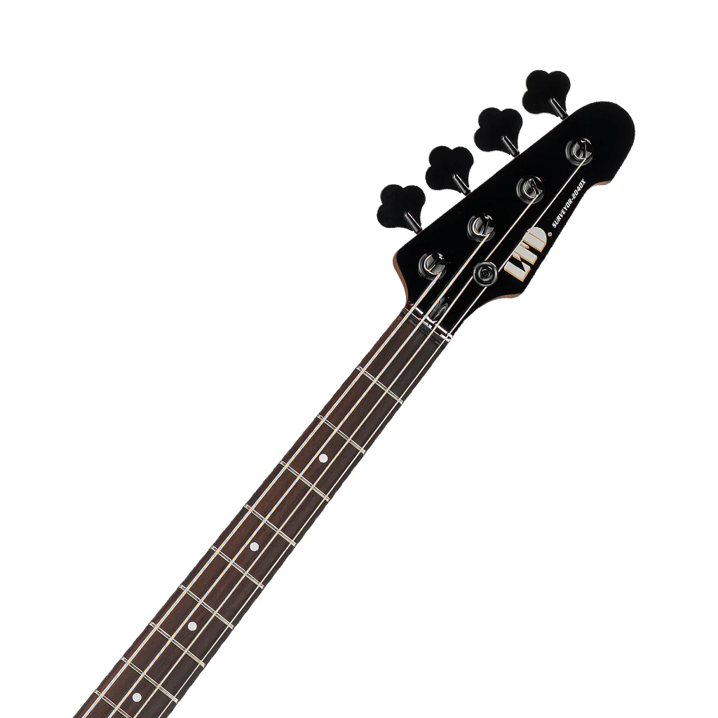 ESP LTD Surveyor 204 Bass Guitar - Black Burst - Image 5