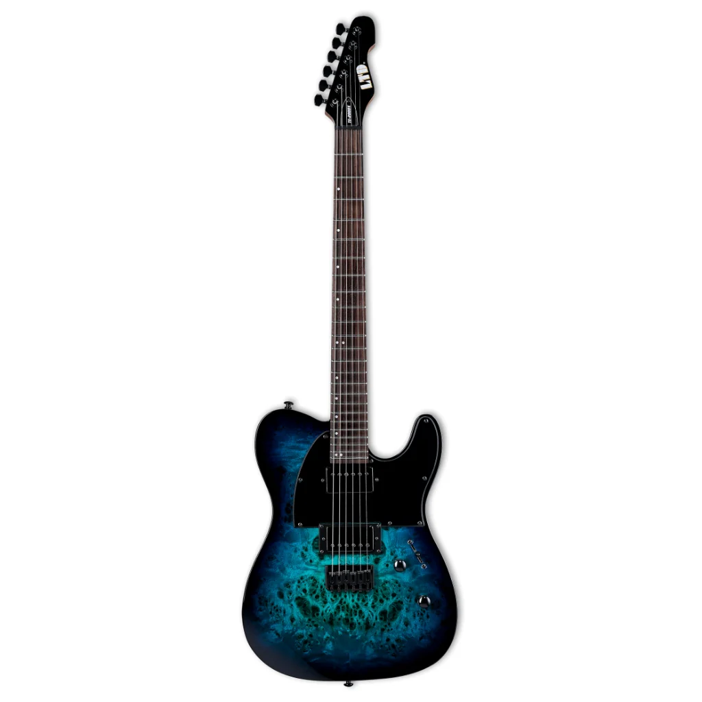 ESP LTD TE-200DX Electric Guitar - Blue Burst - Image 3
