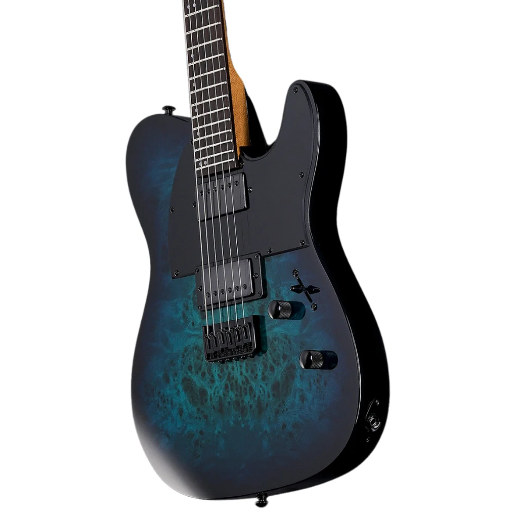 ESP LTD TE-200DX Electric Guitar - Blue Burst - Image 7