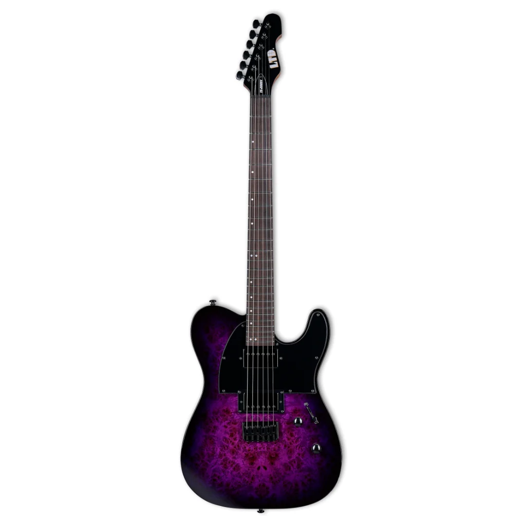 ESP LTD TE-200DX Electric Guitar - Purple Burst - Image 3